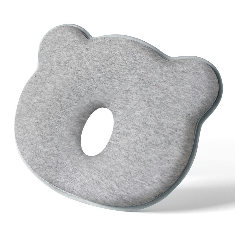 Cococu memory foam baby pillow newborn-flat-head focus for gentle head support.