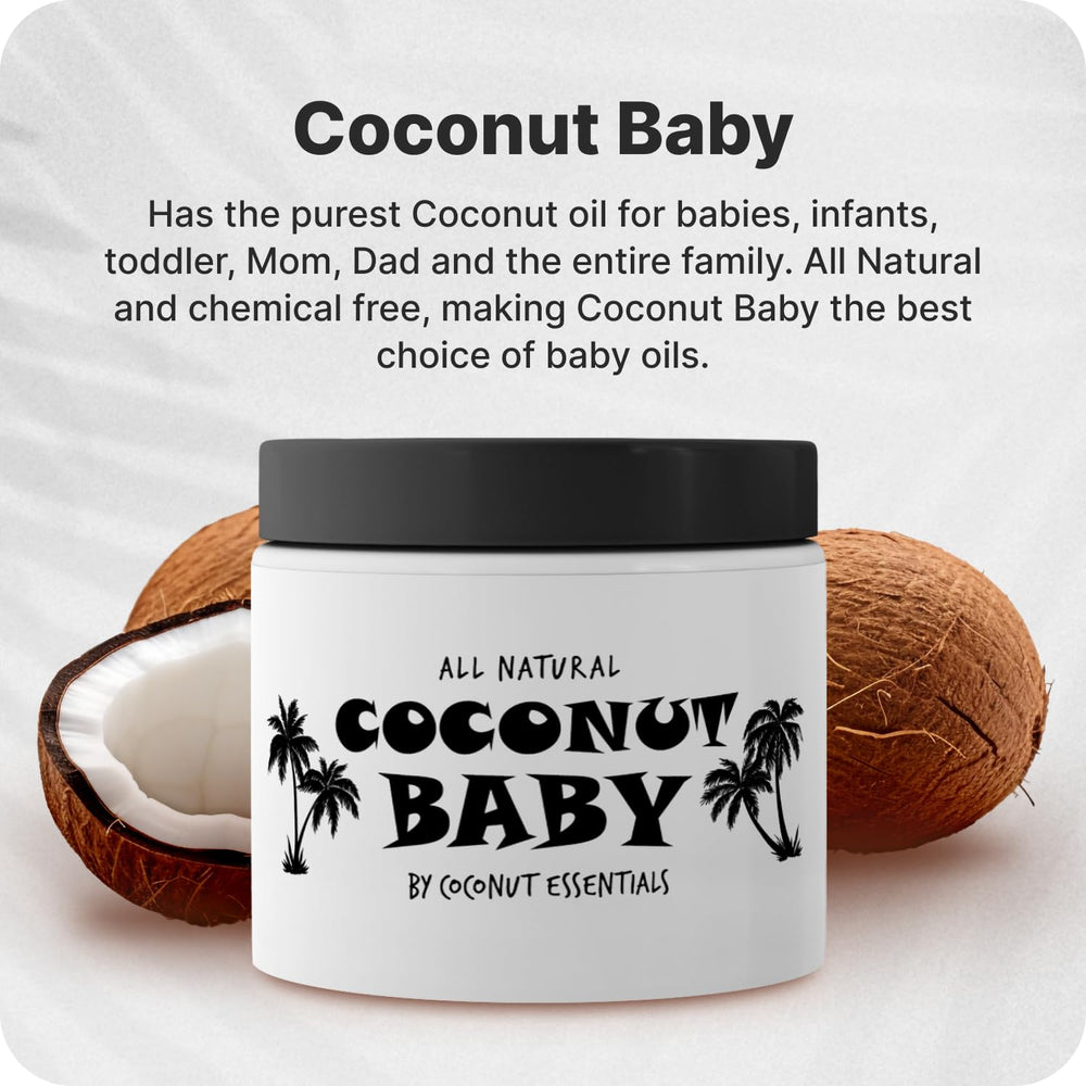 Silky texture of Coconut Baby Oil leaves baby skin soft and smooth