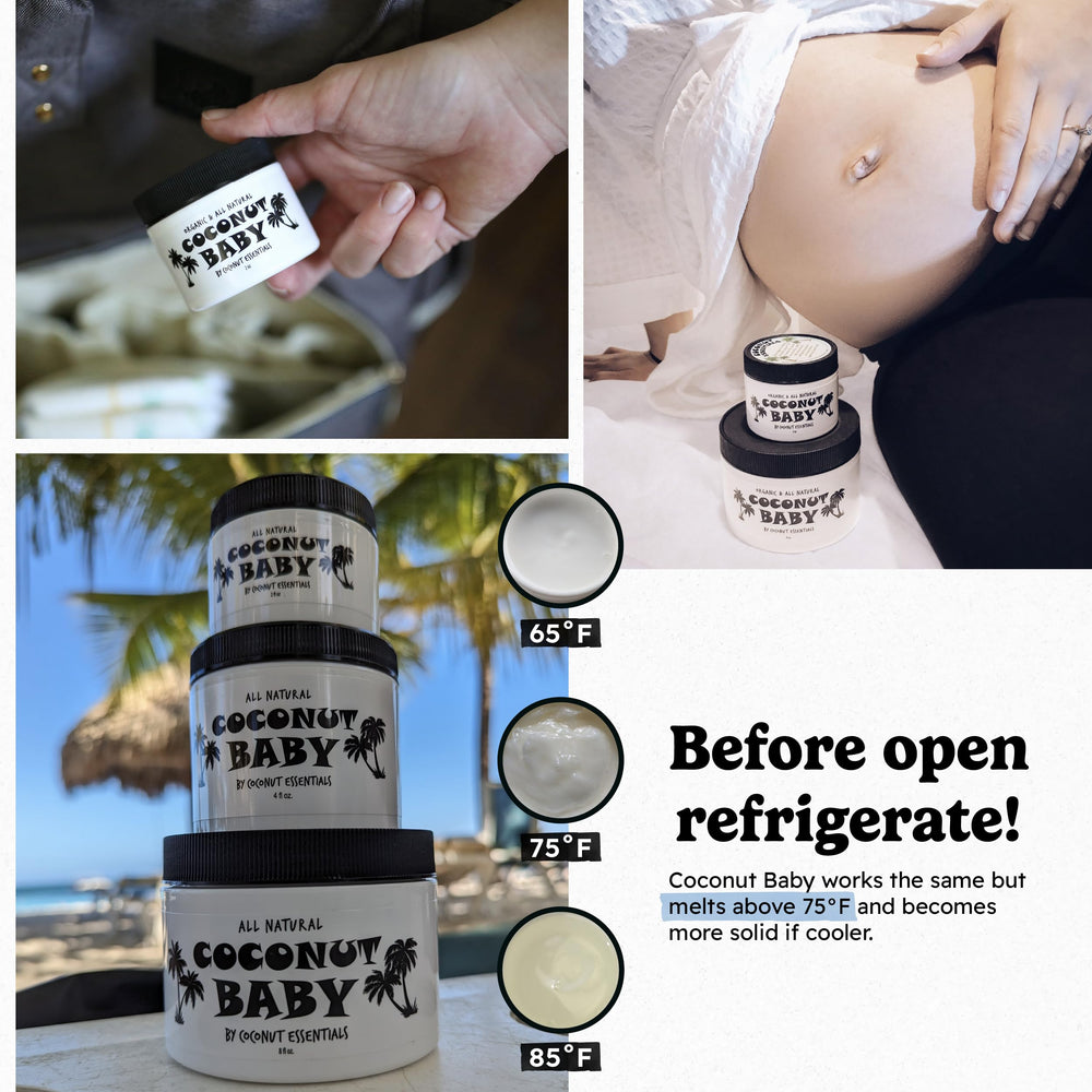 Coconut Essentials chemical-free formula for extra-sensitive skin.