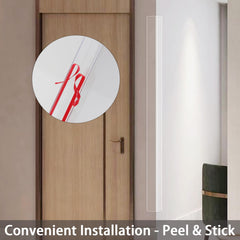 Coengwui transparent corner guard offers wall protection with minimal visibility