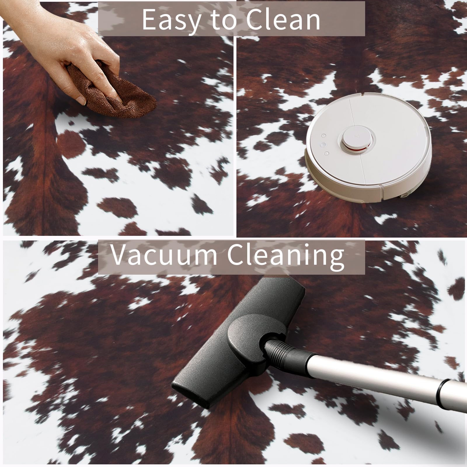 coffinsea cowhide rug western vibe evokes rustic countryside aesthetics