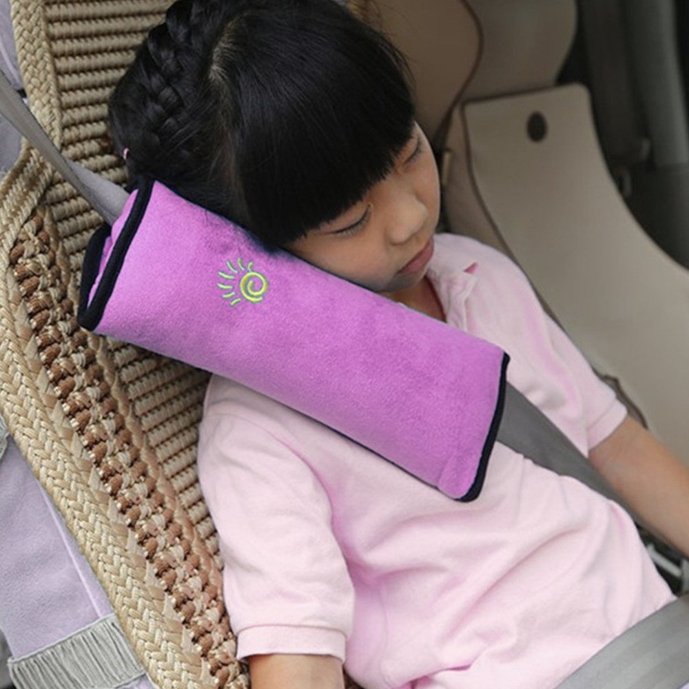COFFLED soft car seat pillow for toddlers enhances travel comfort.
