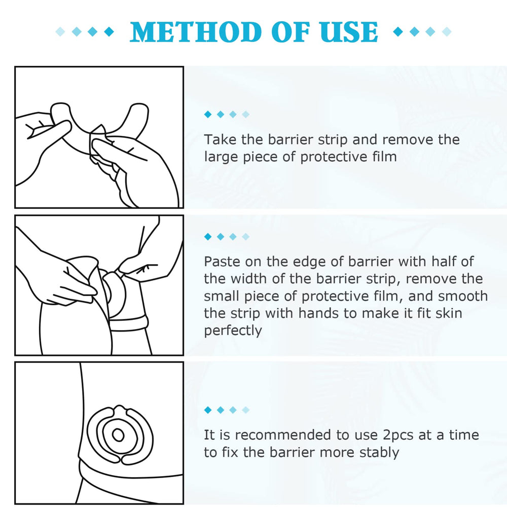 COHEALI stoma tape 20 tapes per box for bulk care.