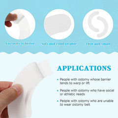 COHEALI stoma tape easy-application design for quick attachment.