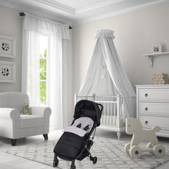COHEALI footmuff with universal fit attaches to most strollers for quick, secure use.