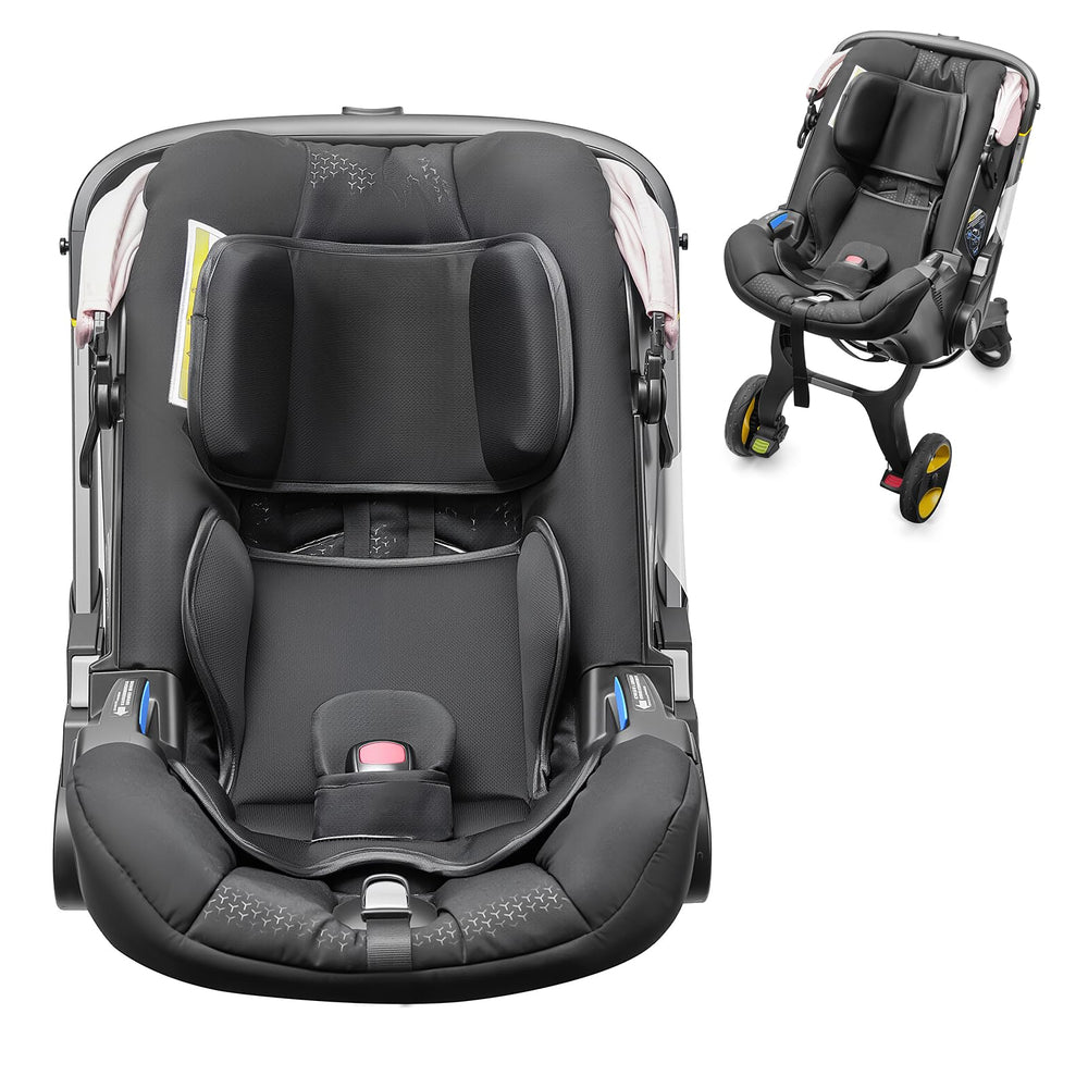 CoiiJoii breathable mesh insert keeps baby cooler in car journeys.