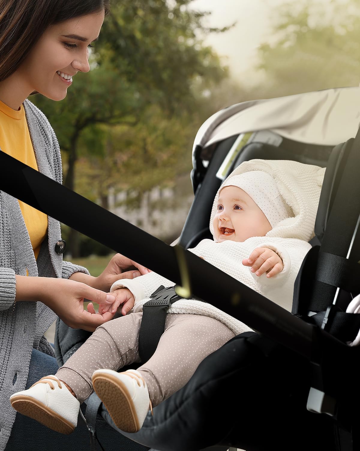 CoiiJoii insert for Britax seats provides snug fit and head support.