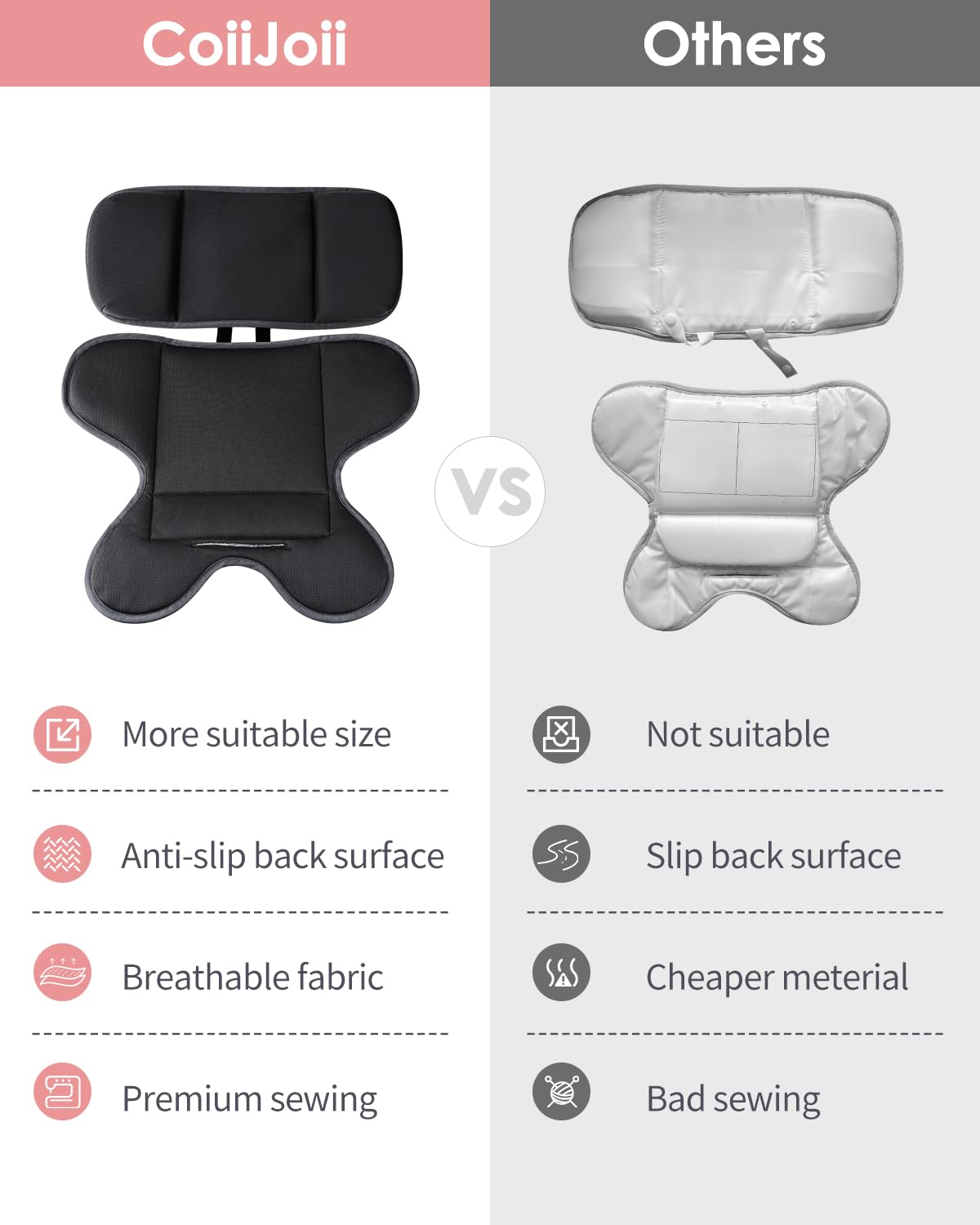 CoiiJoii ergonomic design promotes natural posture during rides.