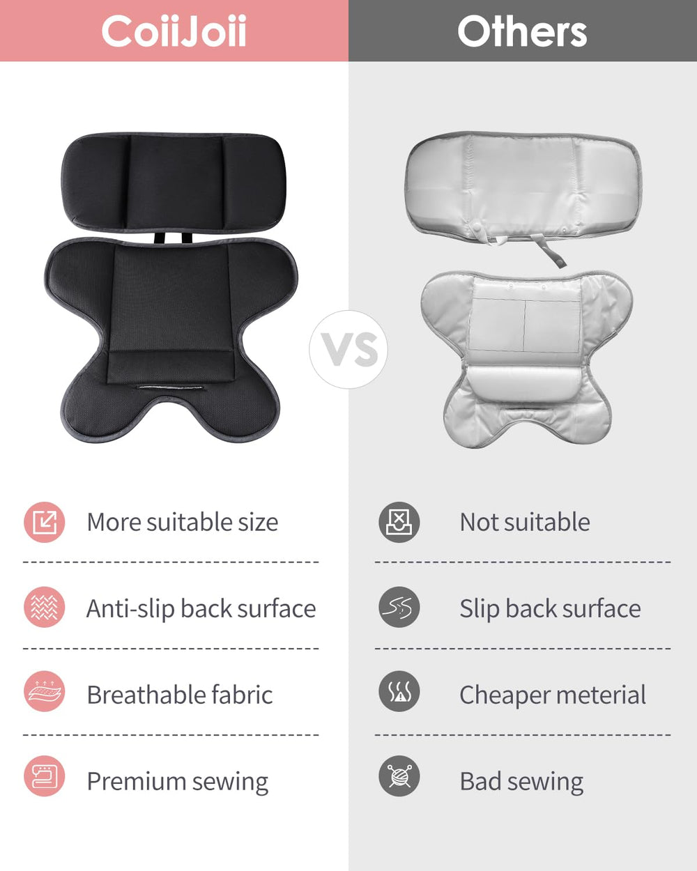CoiiJoii ergonomic design promotes natural posture during rides.