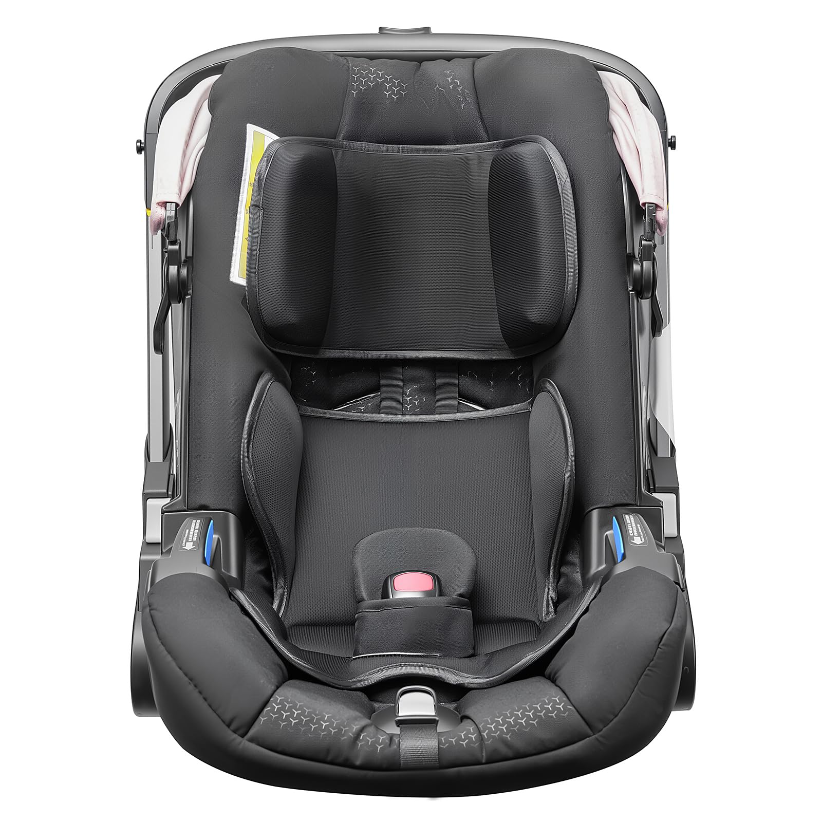 CoiiJoii insert fits Graco infant seats with breathable padding for travel.