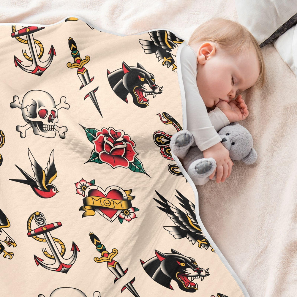 Coikll crib use baby blanket ready for nap time