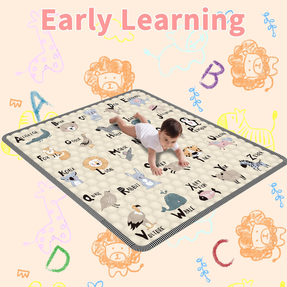 Coilace play mat machine-washable for easy, quick cleaning