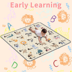 Coilace play mat is machine washable for effortless cleaning.
