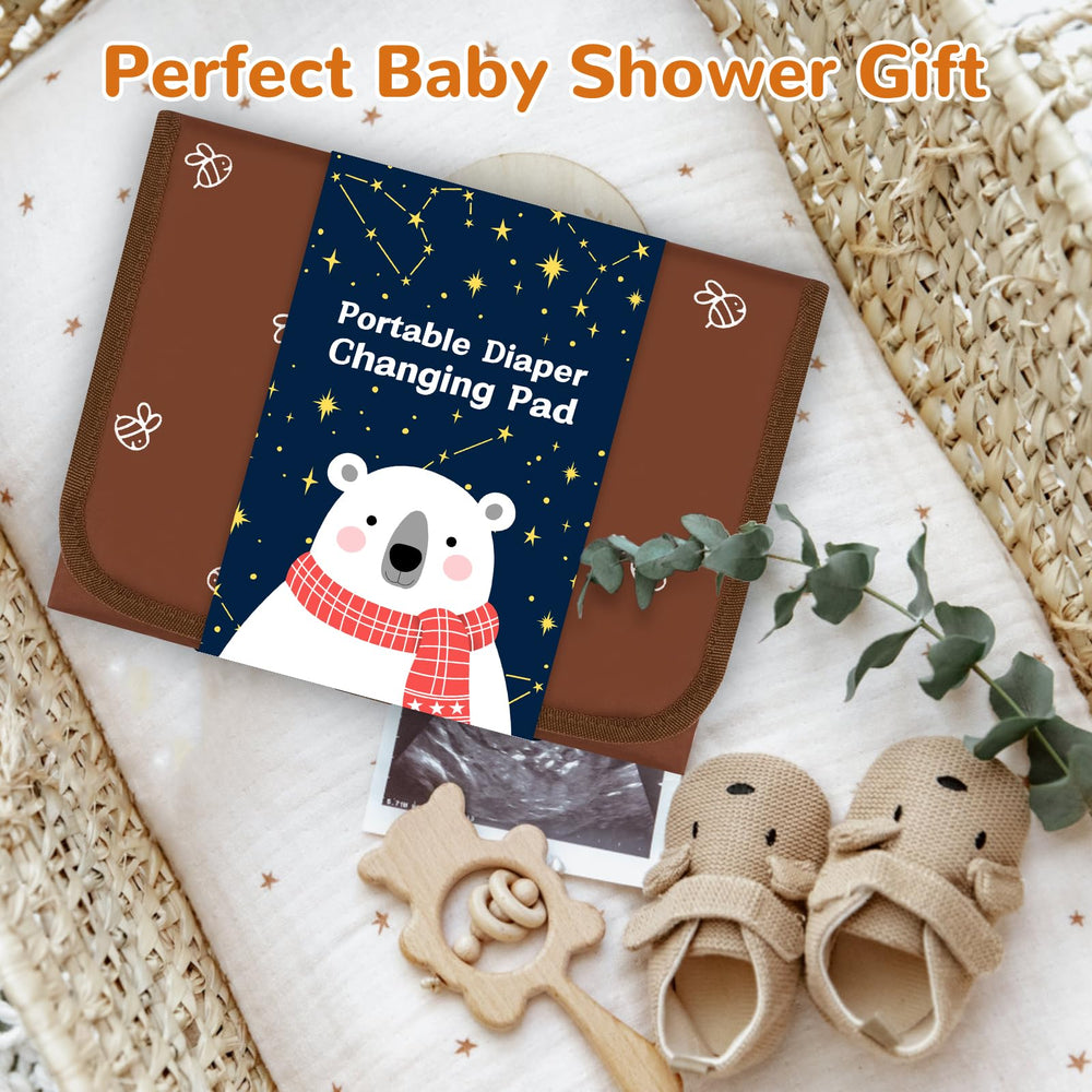 Coinarin brown bee gift-ready packaging ideal for baby showers.