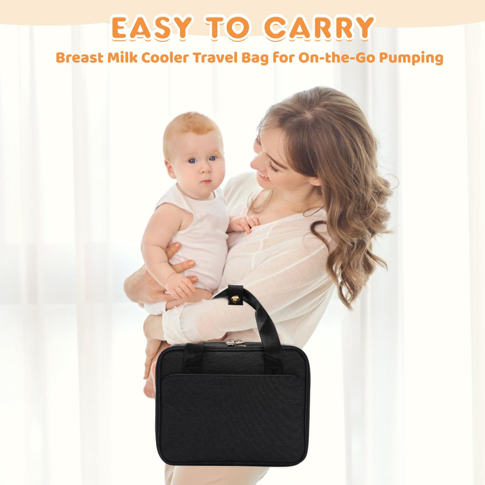 Coinarin travel bag includes PEVA waterproof mat for clean pumping on the go
