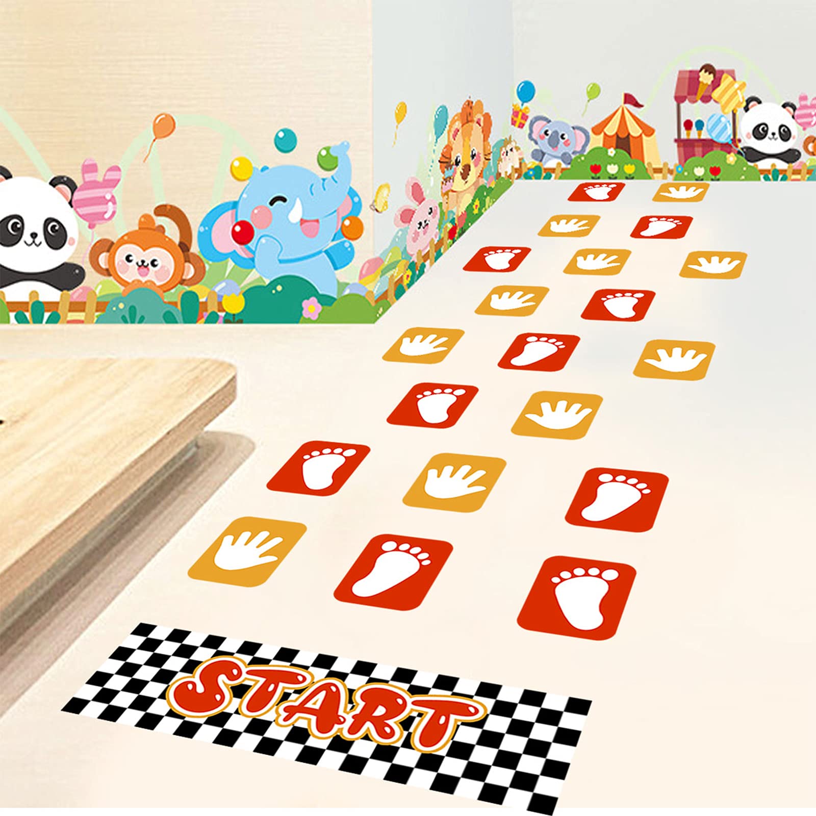 COKOYY kids' bedroom decor sticks to smooth surfaces adds color