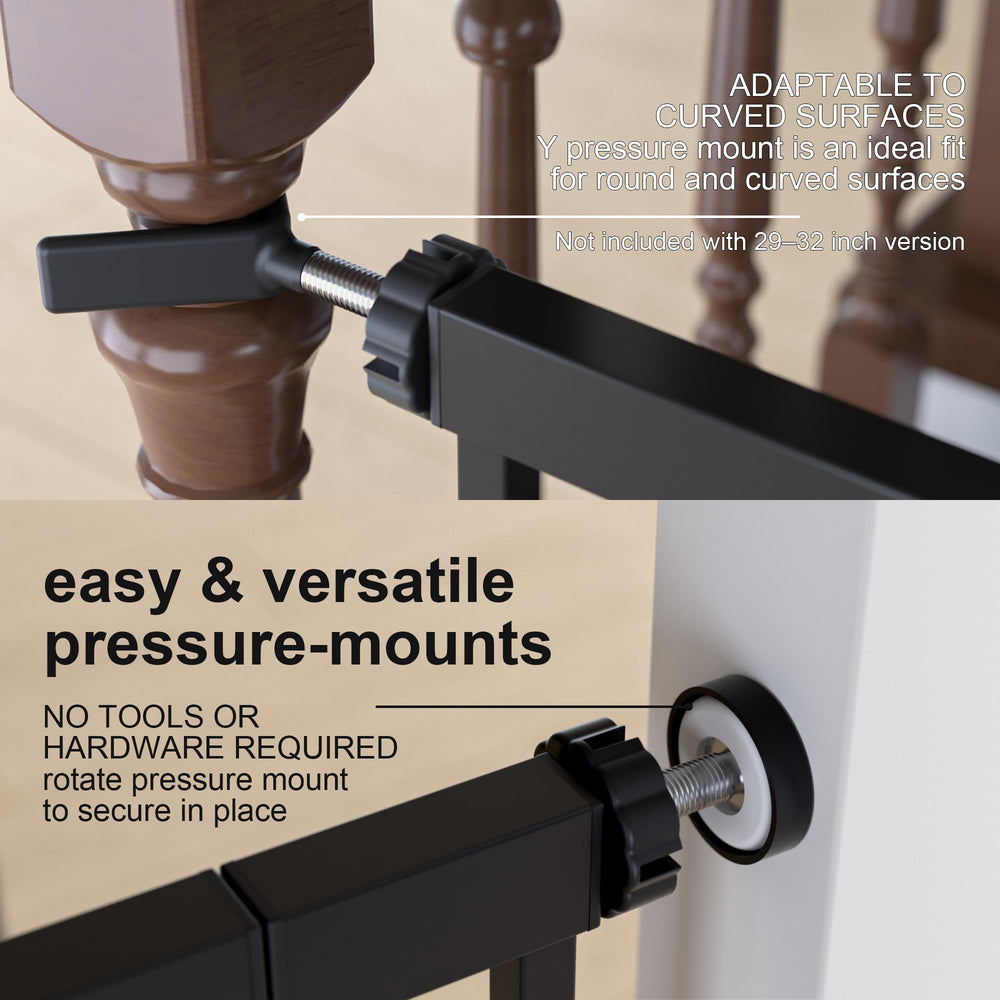 Colbabe all-steel durable indoor gate withstands daily use.