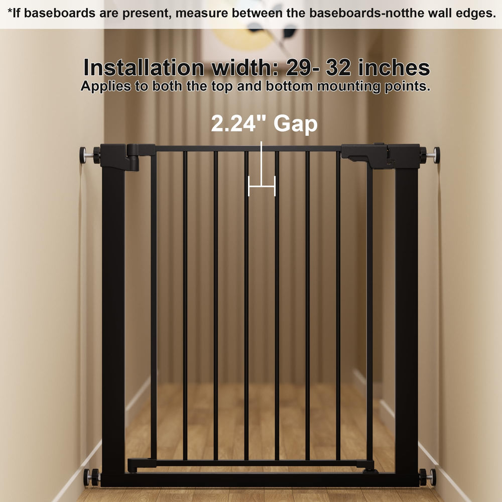 Colbabe auto-close walk-through gate for smooth passage and security.