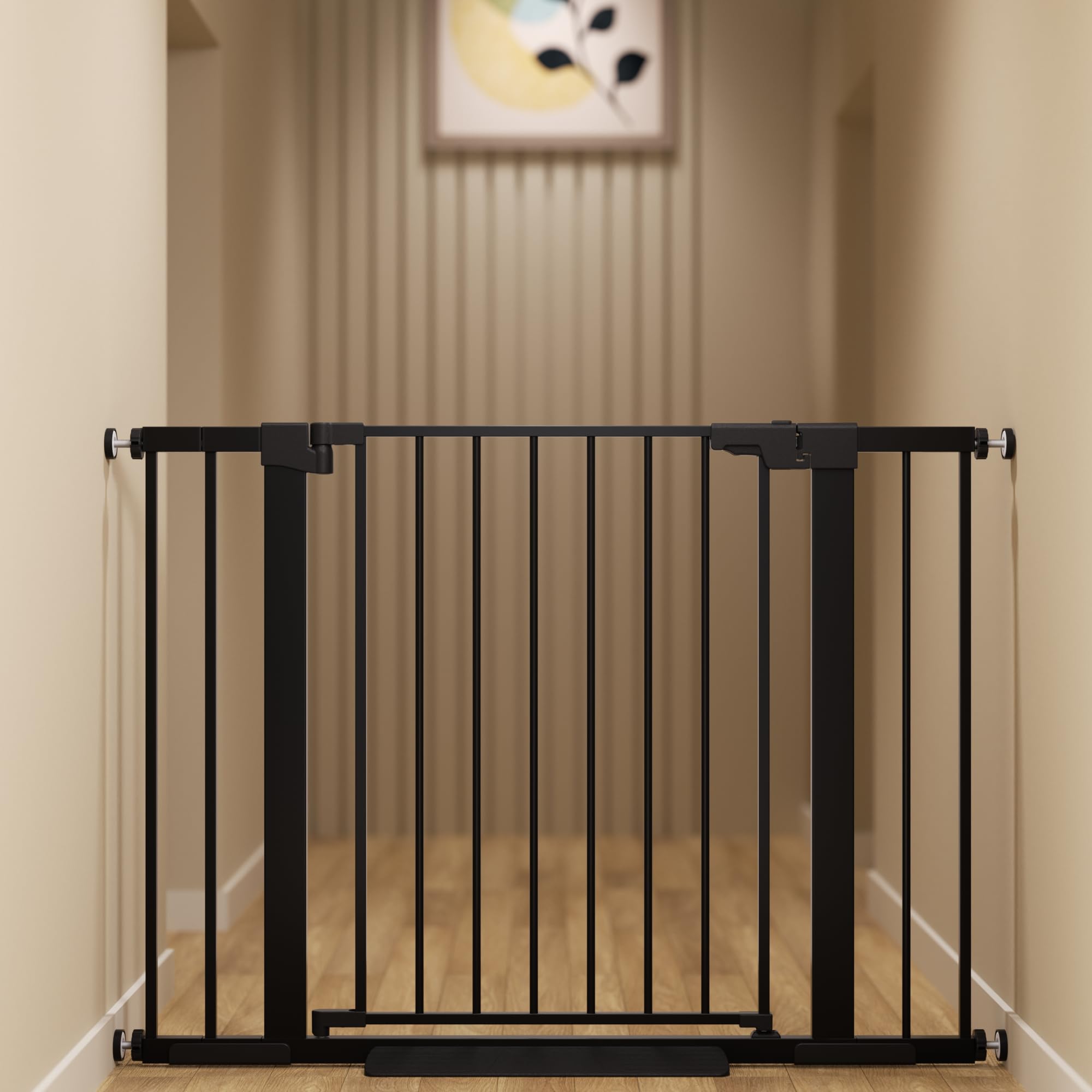 Colbabe gate standing 30 inches tall for indoor use, sturdy and dependable