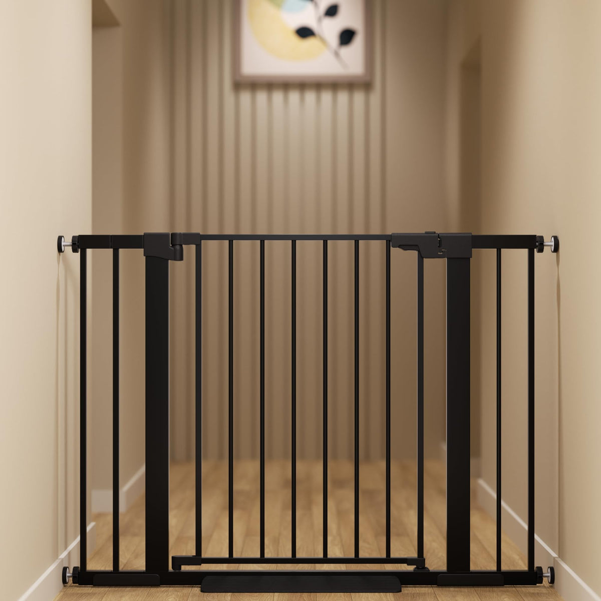 Colbabe gate standing 30 inches tall for indoor use, sturdy and dependable