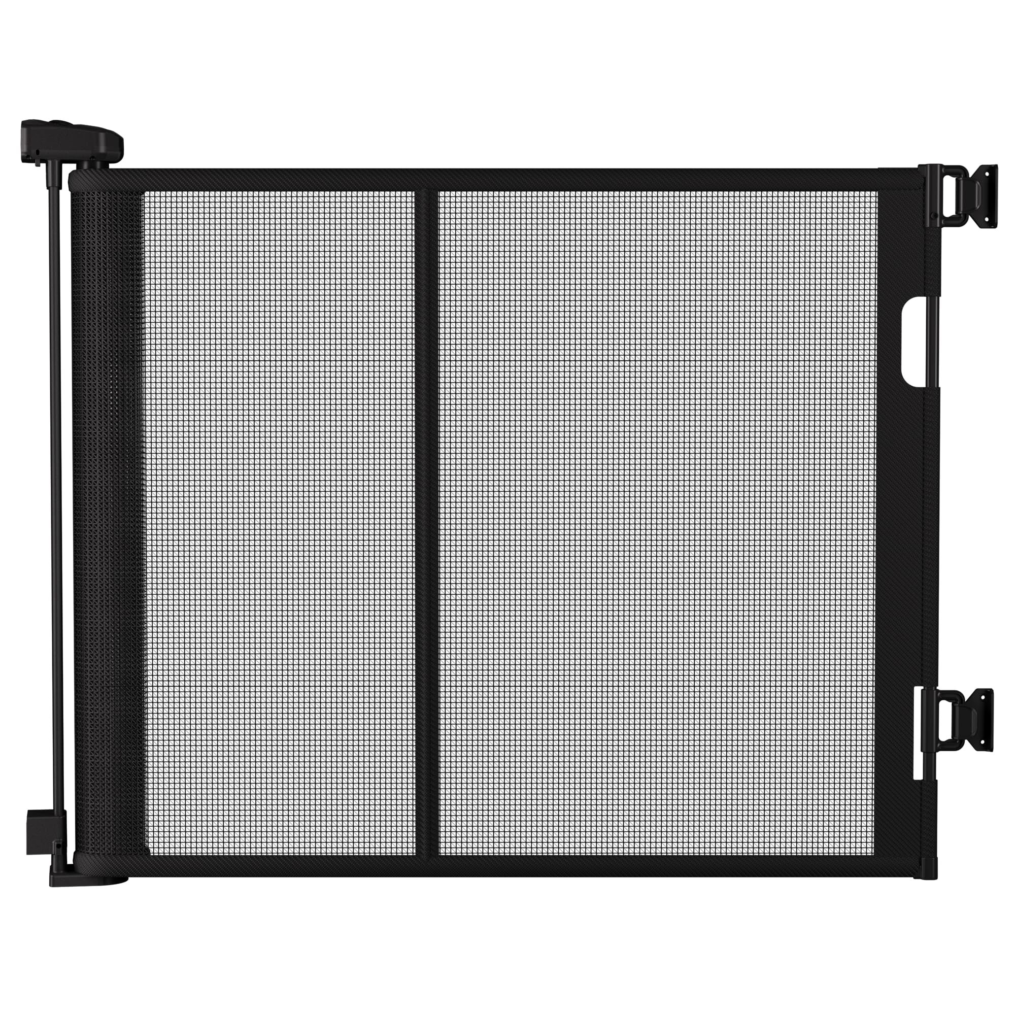 Colbabe extra-wide retractable gate across a doorway ensures safe living spaces