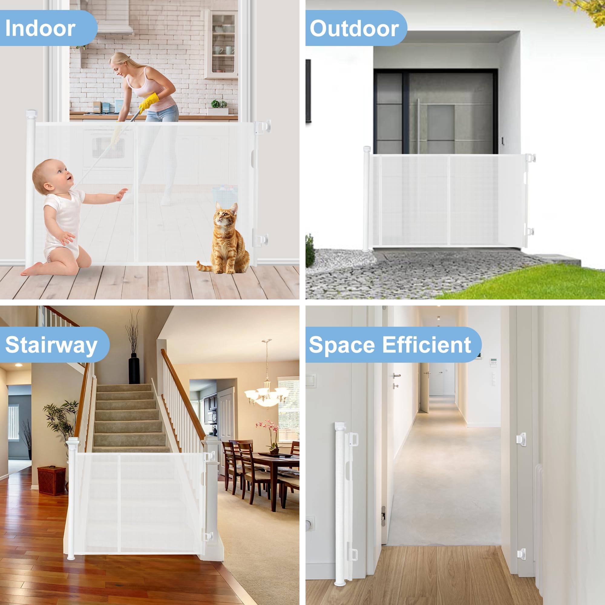Colbabe top-mounted safety lock keeps kids and pets secure
