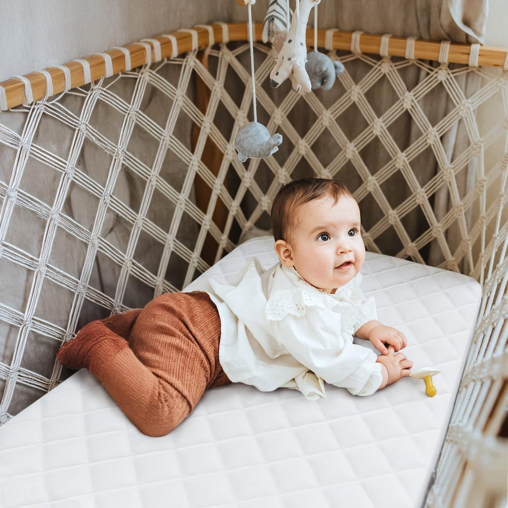 Coldwind two-pack bassinet sheets for quick changes and protection.
