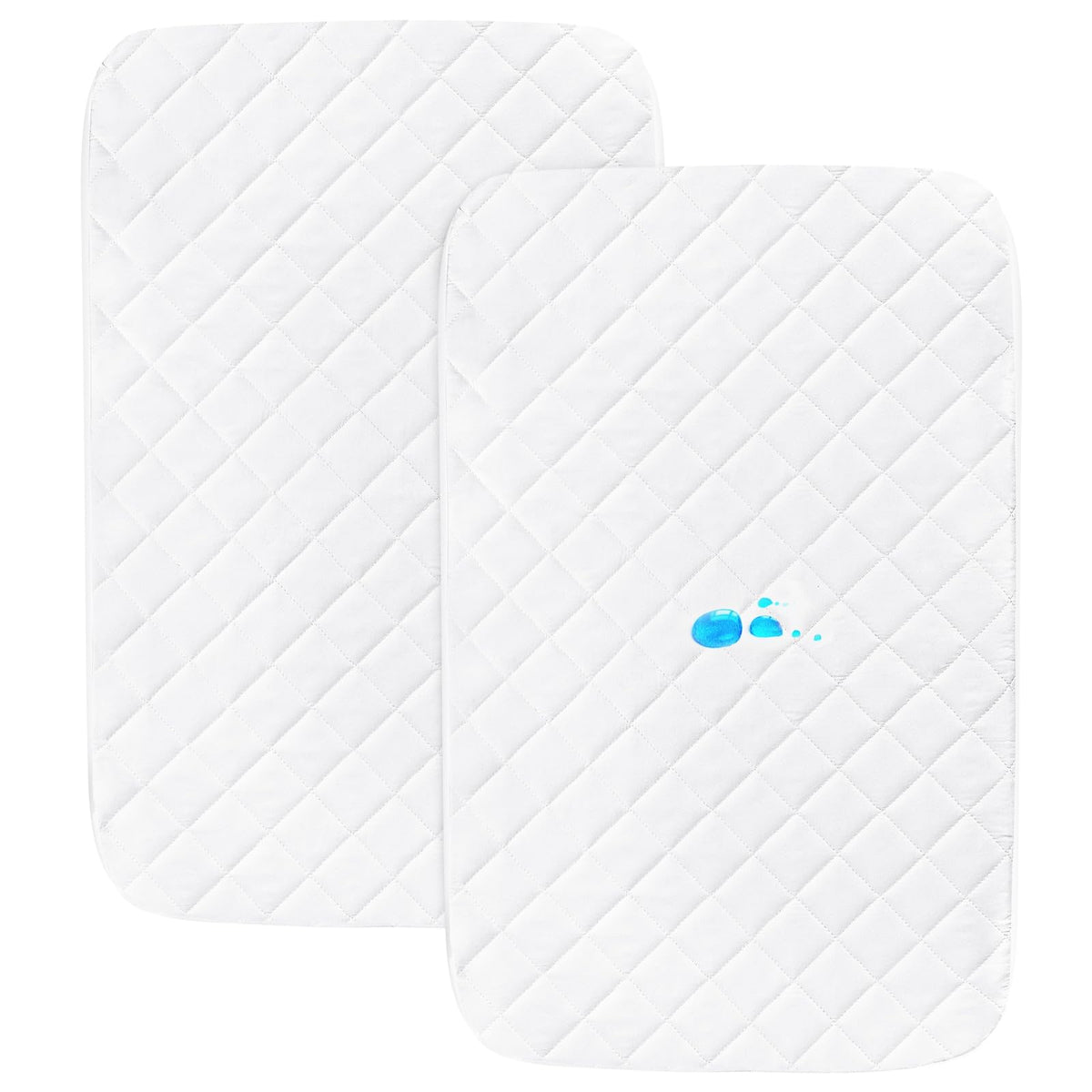 Coldwind bassinet pad for AirClub 21x35 with soft microfiber surface.
