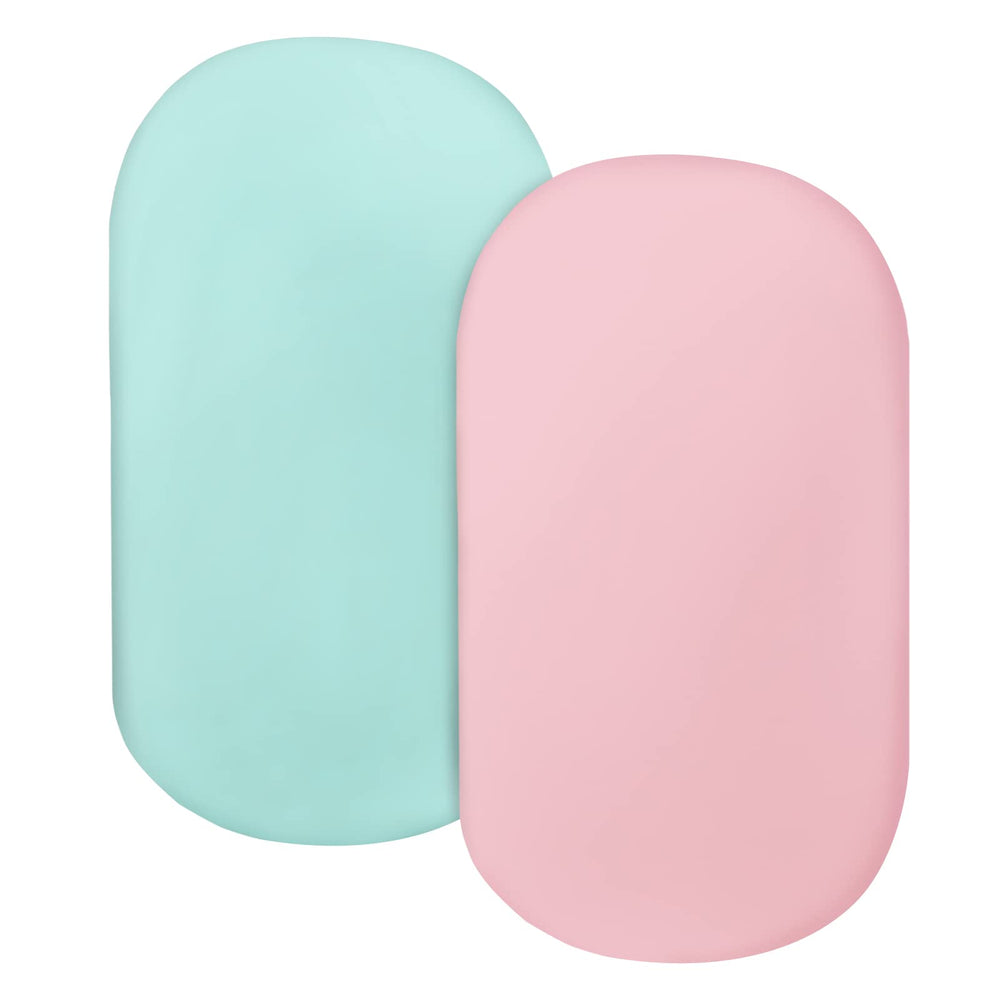 Coldwind bassinet sheet texture close-up shows ultra-soft microfiber for cozy sleep.