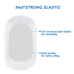Coldwind snug-fit 32x16x4 keeps the bassinet covered securely.