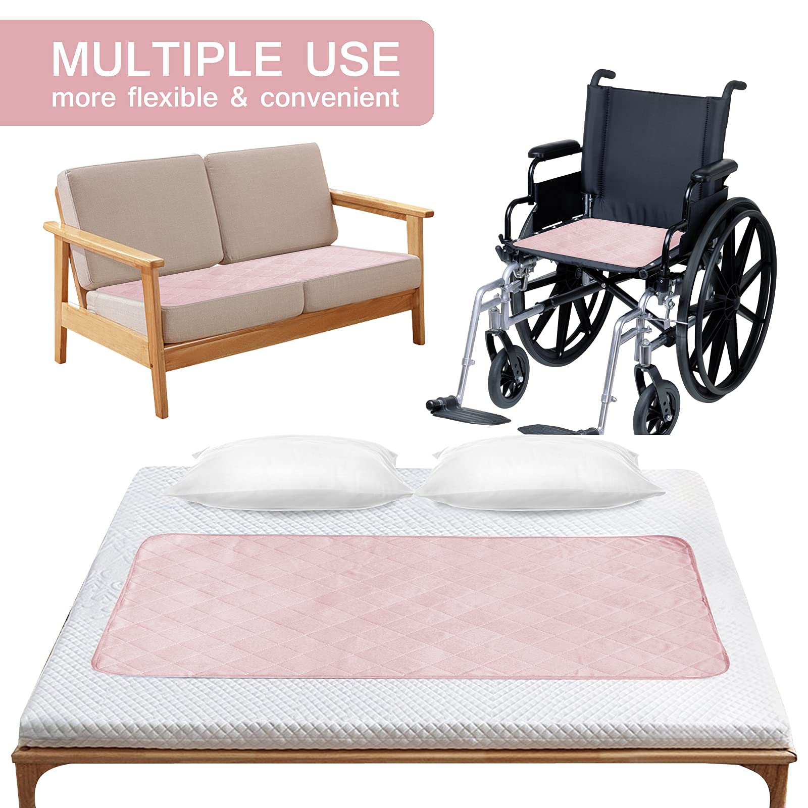Coldwind machine washable bed pad offers reusable durability and easy care.