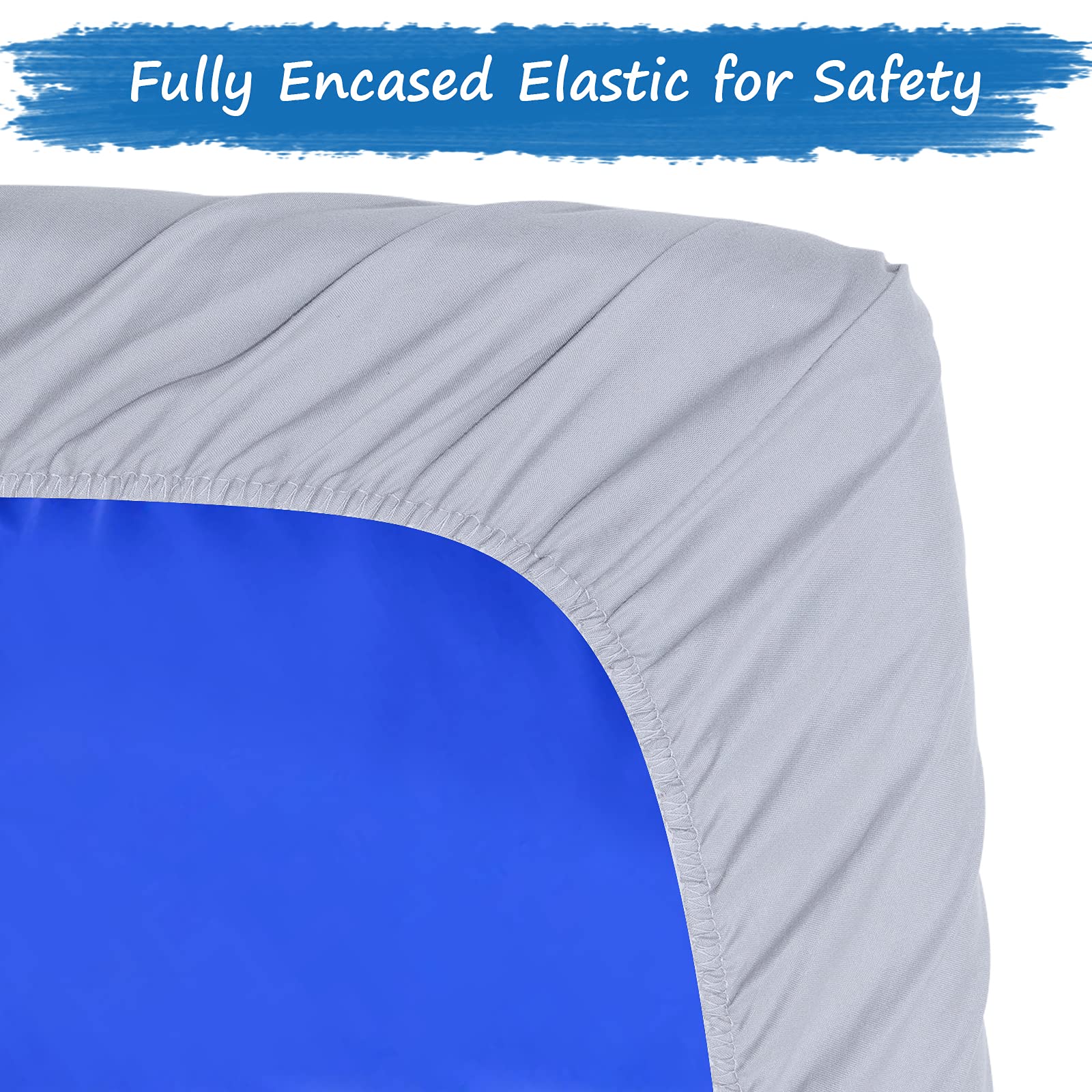 Coldwind nap mat sheet fits mats up to 4 inches thick with deep pockets.