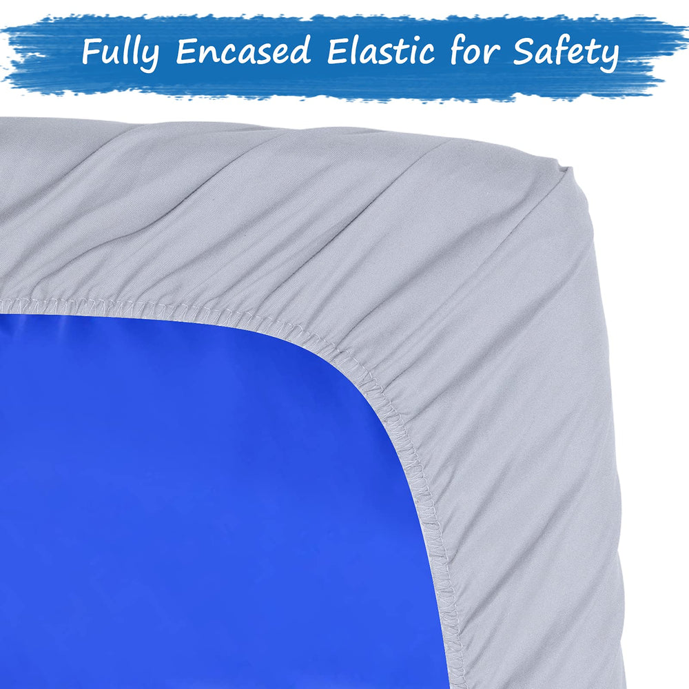 Coldwind nap mat sheet fits mats up to 4 inches thick with deep pockets.