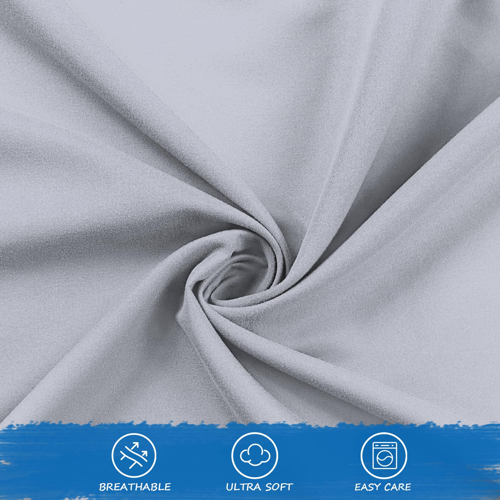 Coldwind elastic corners securely hold the nap mat sheet in place.