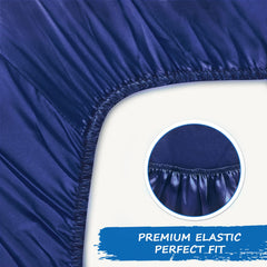 Coldwind satin crib sheet offers ultra-smooth texture to minimize hair tangling.