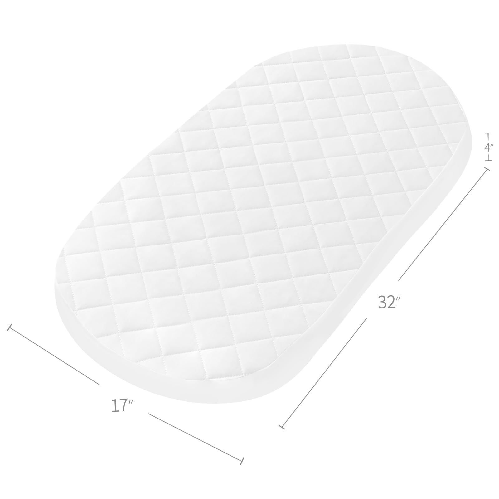 Coldwind waterproof bassinet mattress protector guarding against spills