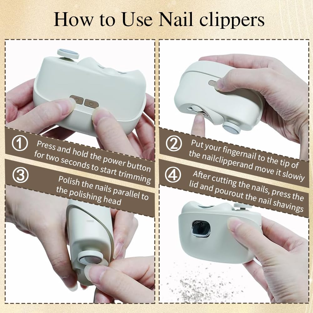 Colefoy nail clipper debris storage keeps nails tidy during trimming