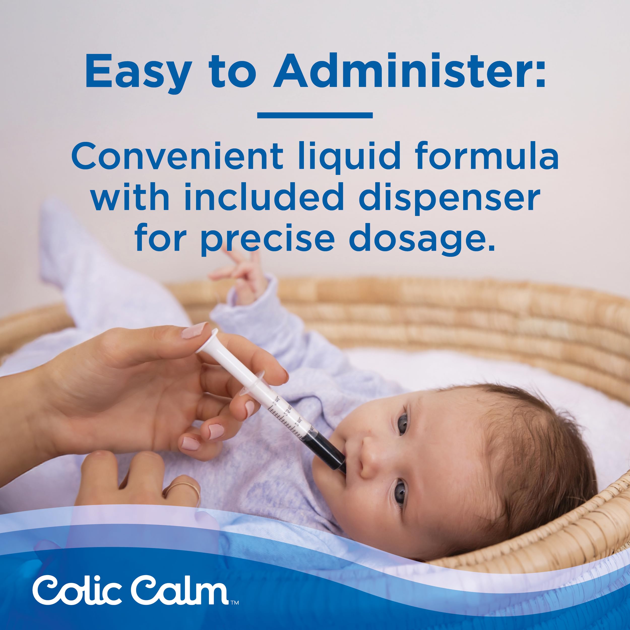 Colic Calm made in USA emphasizes quality and safety.