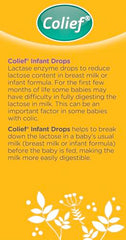 Colief Infant Drops close-up on bottle for birth-safe use.