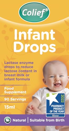 Colief Infant Drops dropper application showing precise feeding dosing.