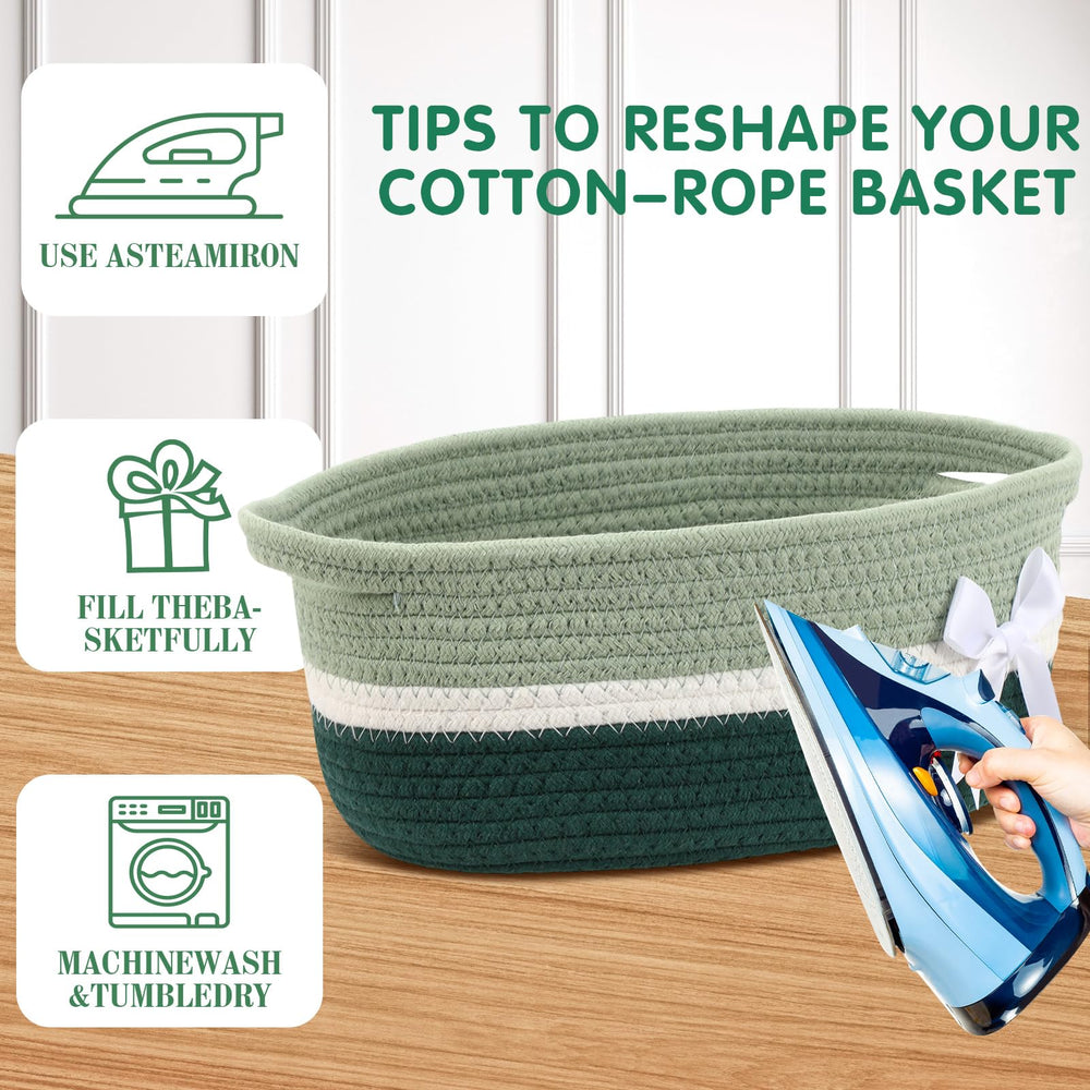 Colingmill compact gift setup shows three baskets ready for easy gifting.