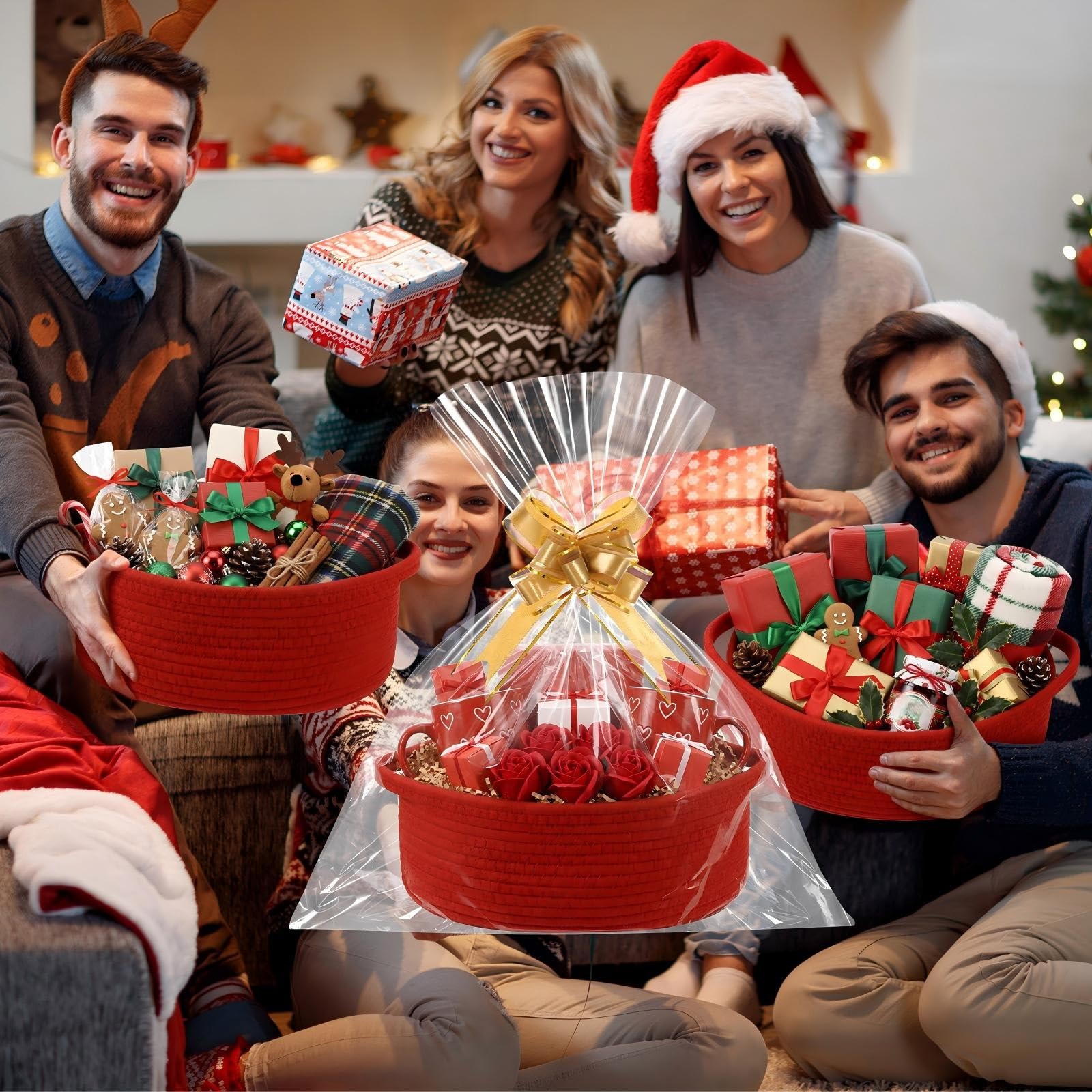 Colingmill gifts-ready presentation shows basket, bags, and ribbons ready to gift.