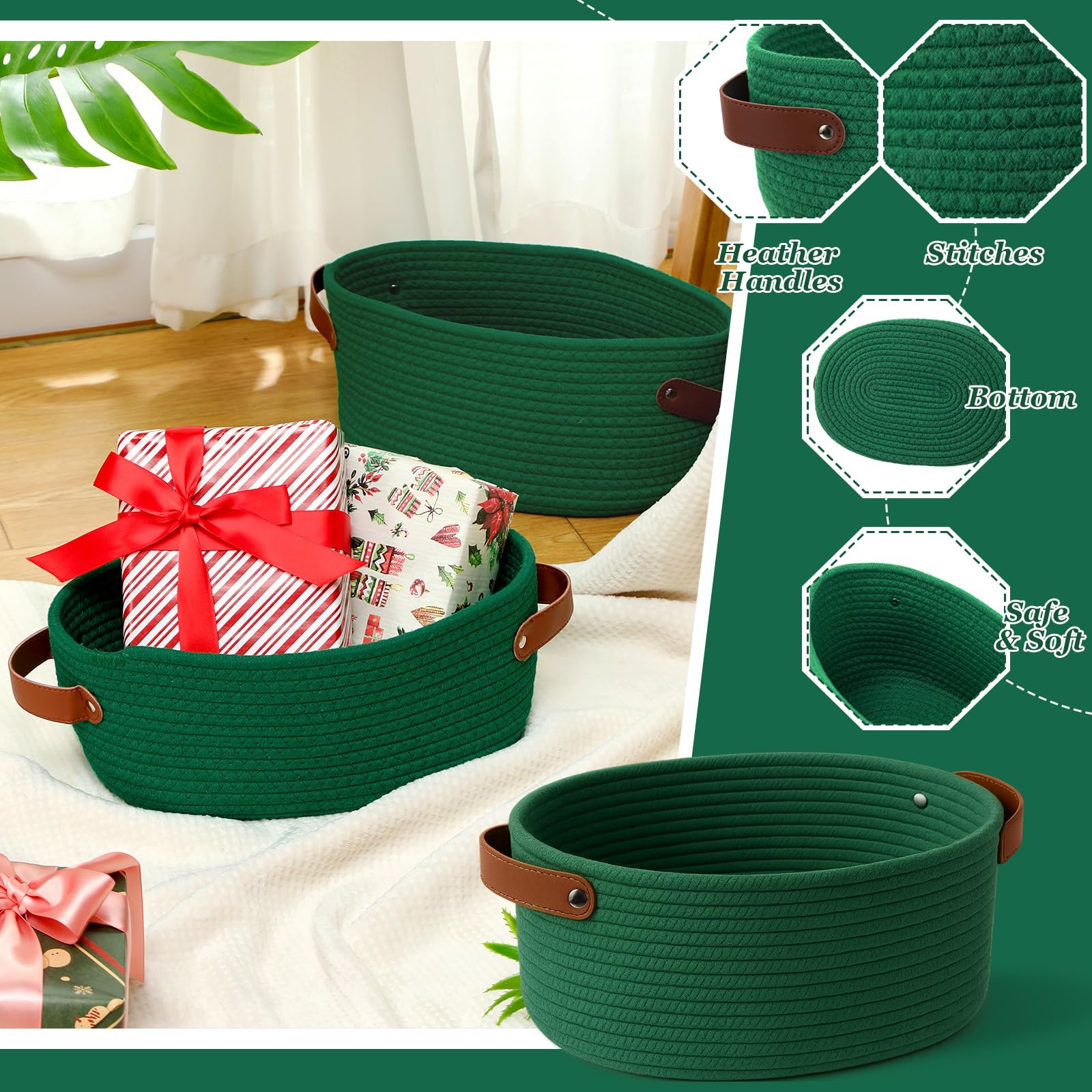 Colingmill large bow and ribbon detail enhances holiday gift aesthetics.