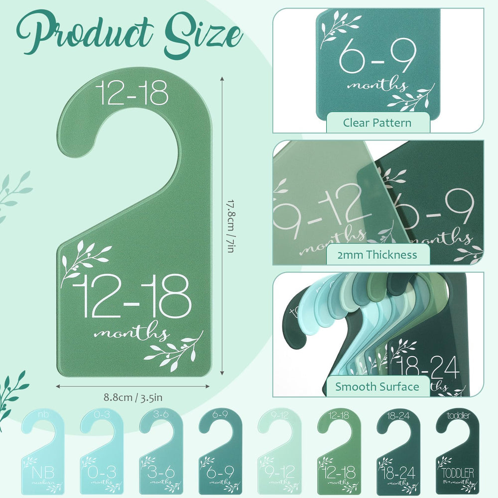 Colingmill nursery wardrobe organizers simplify outfit planning.