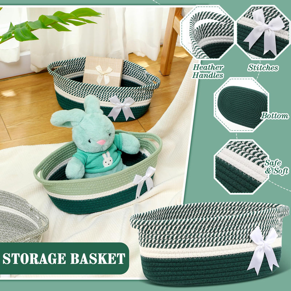 Colingmill opp bags accompany baskets, convenient for quick gift packaging.
