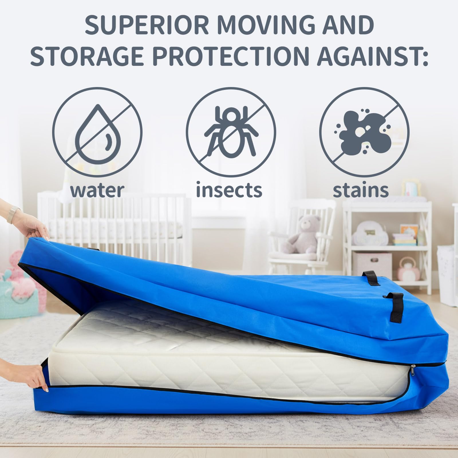 Colingmill reusable heavy-duty storage bag designed for moves and seasonal storage.