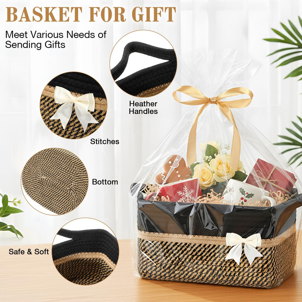 Colingmill gold ribbon bow adds elegant presentation