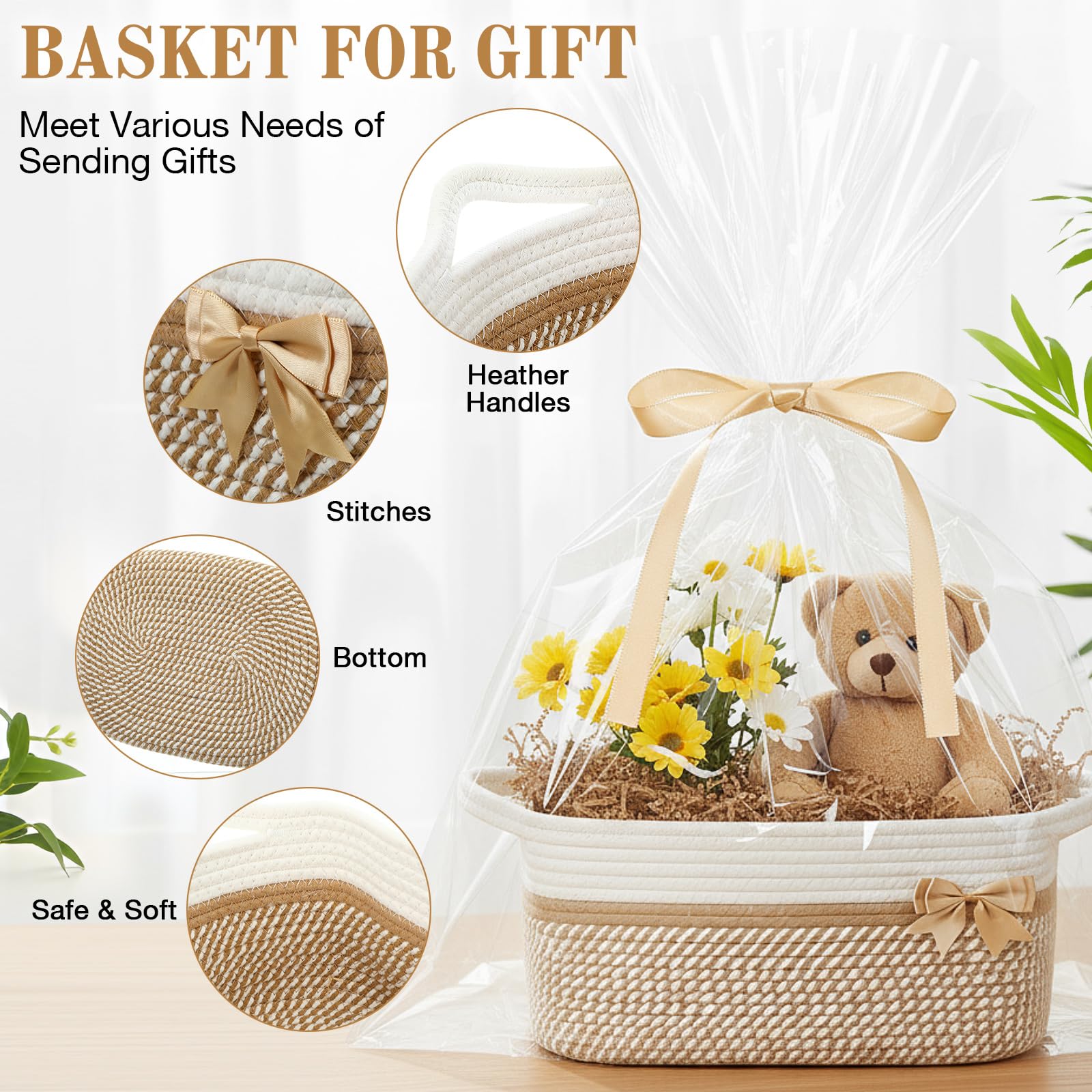 Colingmill ribbon with bow adds a refined finishing touch to gifts.