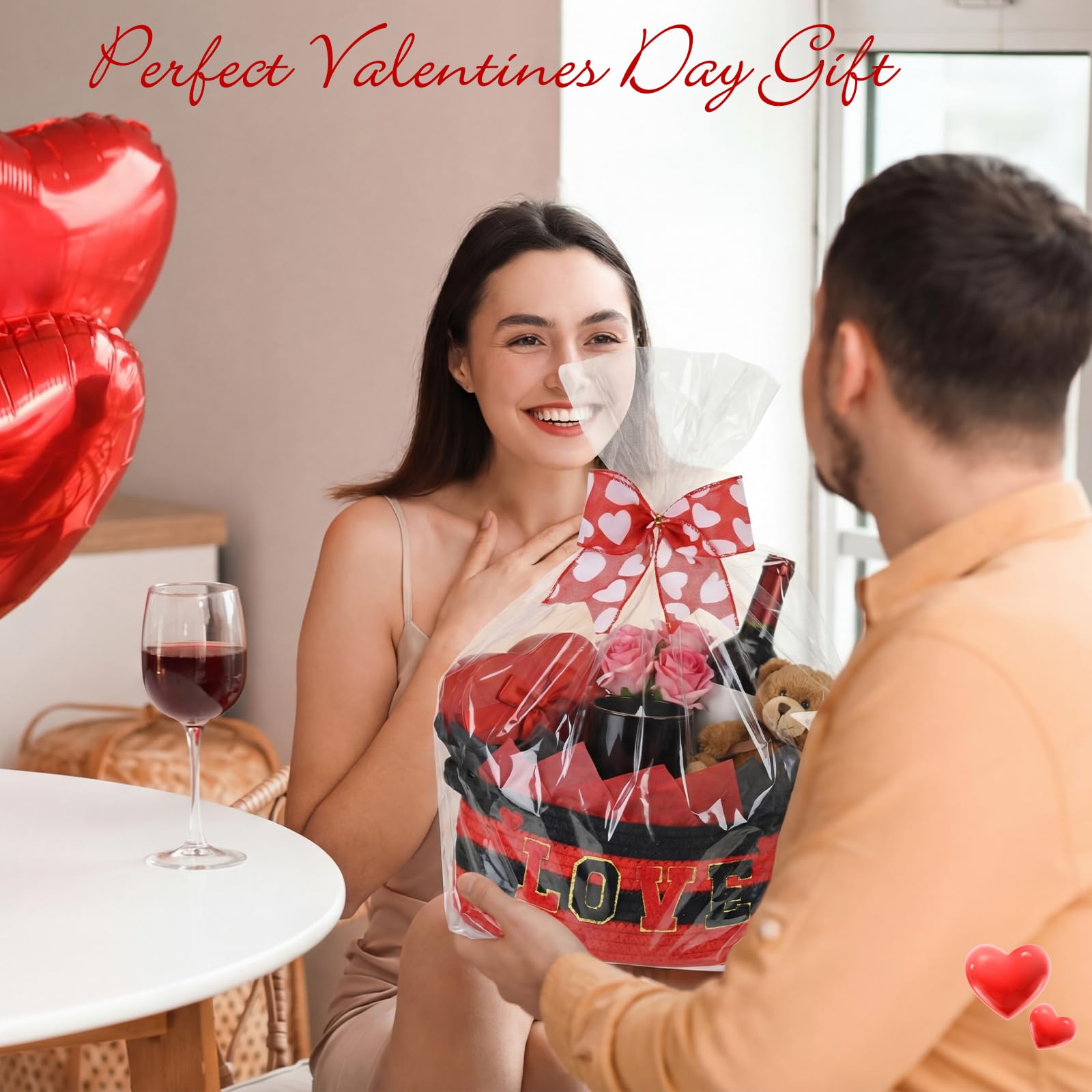 Colingmill Valentine basket with deluxe packaging, ideal for celebrations.