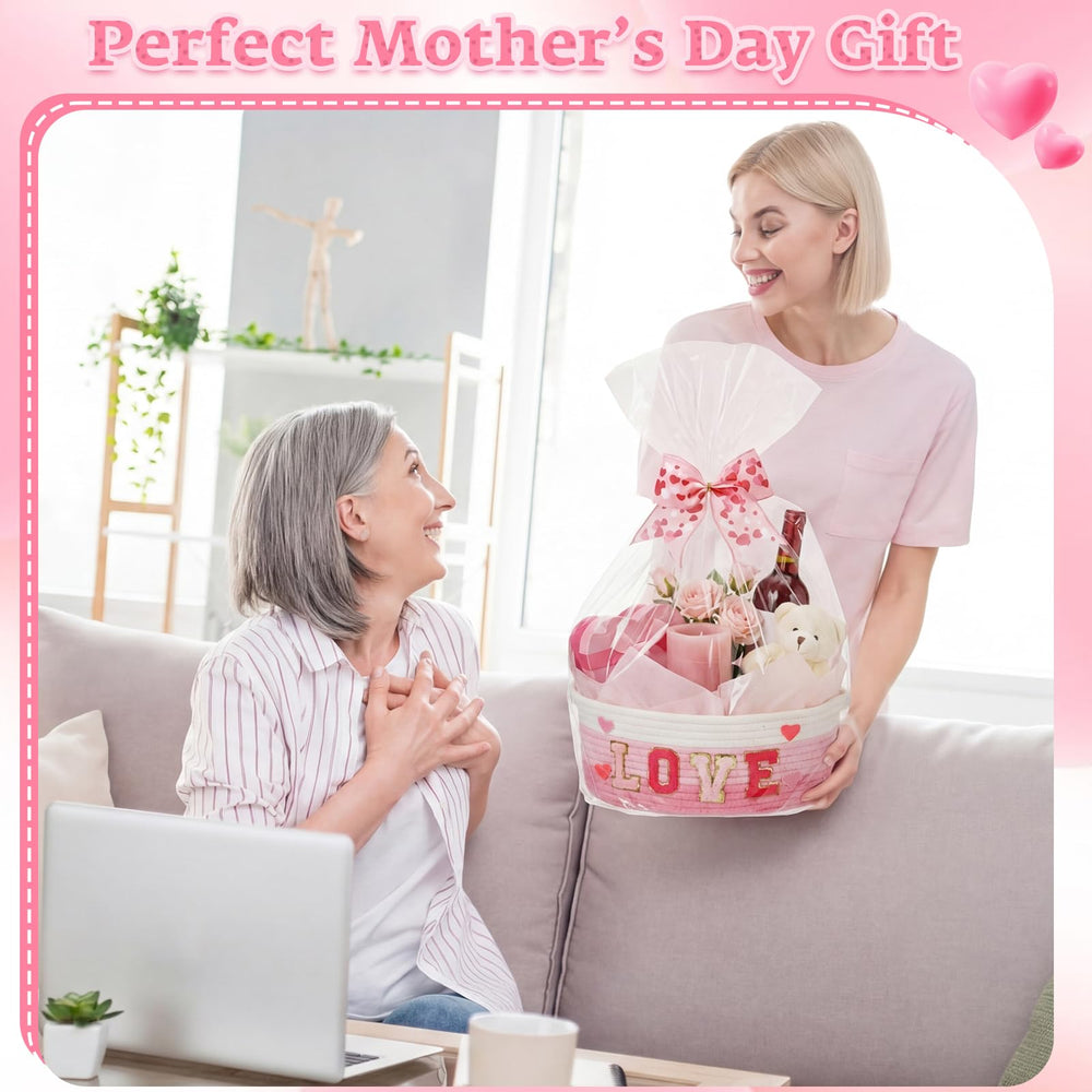Colingmill Valentine basket organic cotton weave and safe materials.